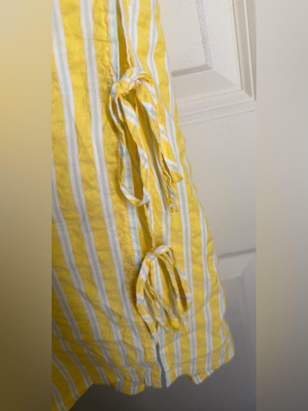 NWT Aerie Off-Duty Seersucker Side Tie Trouser PJ XL longwear casual cottonmodal - Picture 6 of 13